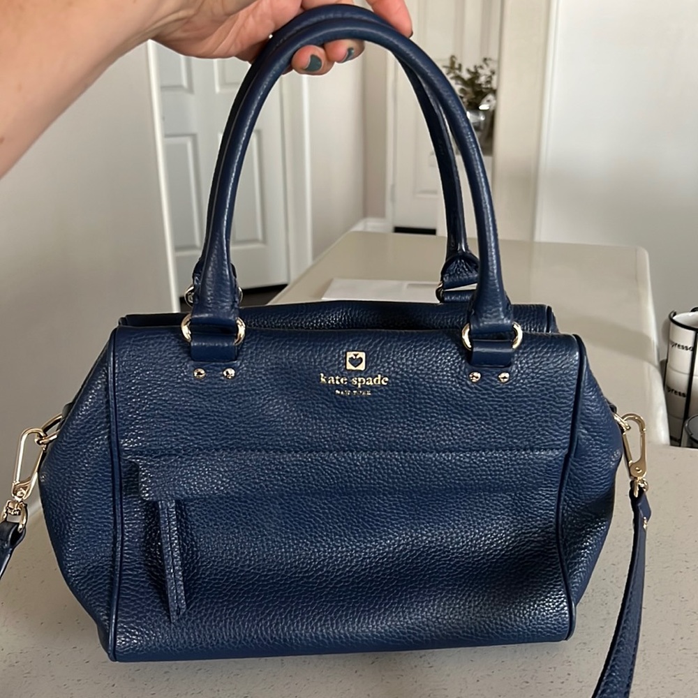 Crossbody blue kate spade bag